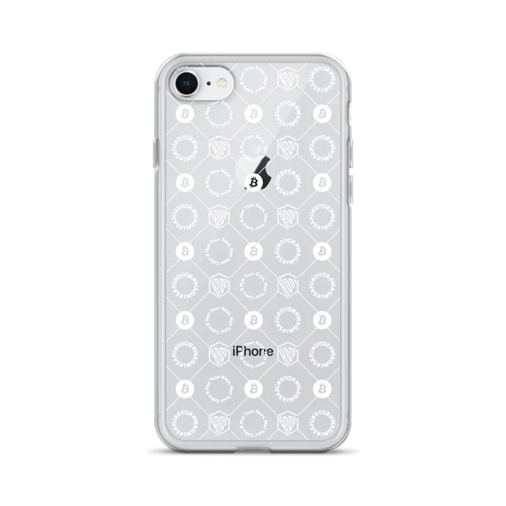 HODL iPhone Silikon Clear Case "FIRST EDITION WHITE" - HODL iPhone Silikon Clear Case "FIRST EDITION WHITE" - iPhone 7/8 | Exklusive Smartphone Hülle Streetwear von HODL®