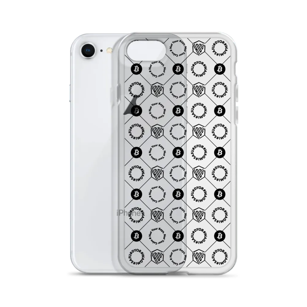 HODL iPhone Silikon Clear Case "First Edition Black" - HODL iPhone Silikon Clear Case "First Edition Black" - iPhone 11 | Exklusive Smartphone Hülle Streetwear von HODL®