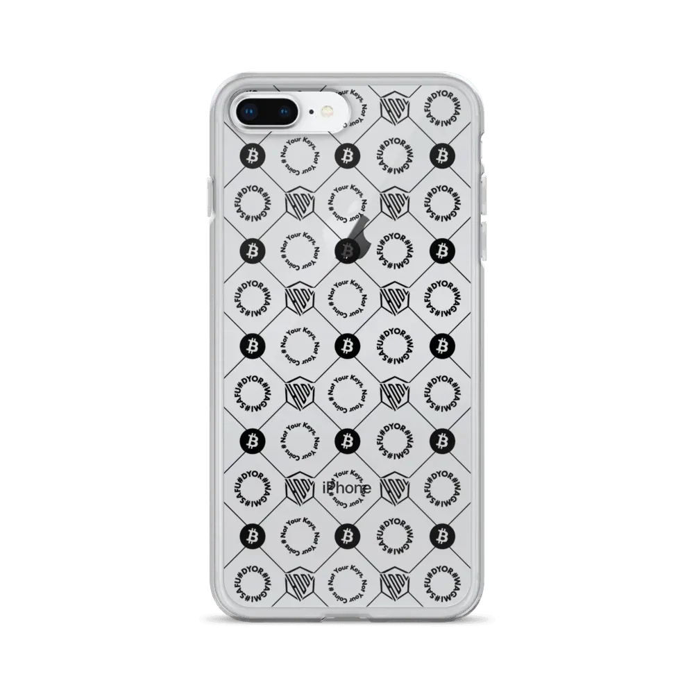 HODL iPhone Silikon Clear Case "First Edition Black" - HODL iPhone Silikon Clear Case "First Edition Black" - iPhone 11 | Exklusive Smartphone Hülle Streetwear von HODL®