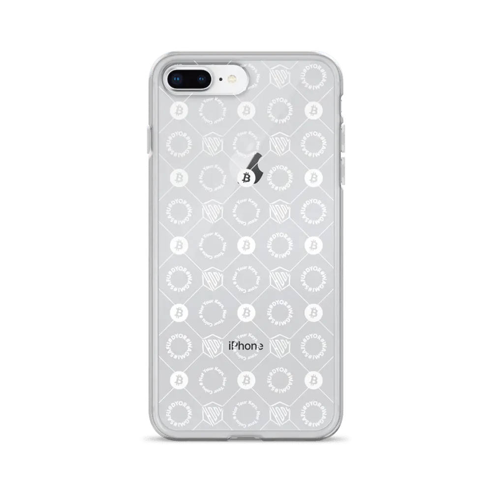HODL iPhone Silikon Clear Case "FIRST EDITION WHITE" - HODL iPhone Silikon Clear Case "FIRST EDITION WHITE" - iPhone 11 | Exklusive Smartphone Hülle Streetwear von HODL®