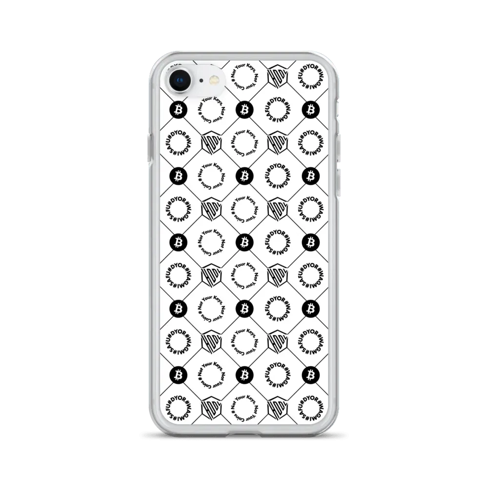 HODL iPhone Silikon Case "First Edition White" - HODL iPhone Silikon Case "First Edition White" - iPhone SE | Exklusive Smartphone Hülle Streetwear von HODL®