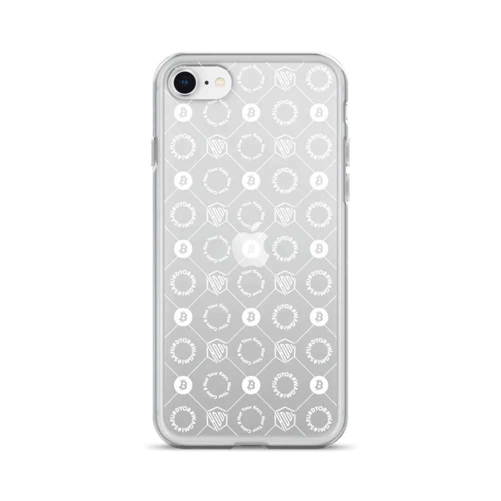HODL iPhone Silikon Clear Case "FIRST EDITION WHITE" - HODL iPhone Silikon Clear Case "FIRST EDITION WHITE" - iPhone SE | Exklusive Smartphone Hülle Streetwear von HODL®