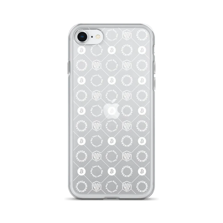 HODL iPhone Silikon Clear Case "FIRST EDITION WHITE" - HODL iPhone Silikon Clear Case "FIRST EDITION WHITE" - iPhone SE | Exklusive Smartphone Hülle Streetwear von HODL®
