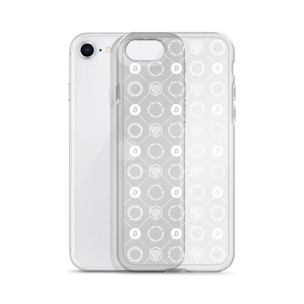 HODL iPhone Silikon Clear Case "FIRST EDITION WHITE" - HODL iPhone Silikon Clear Case "FIRST EDITION WHITE" - iPhone 11 | Exklusive Smartphone Hülle Streetwear von HODL®