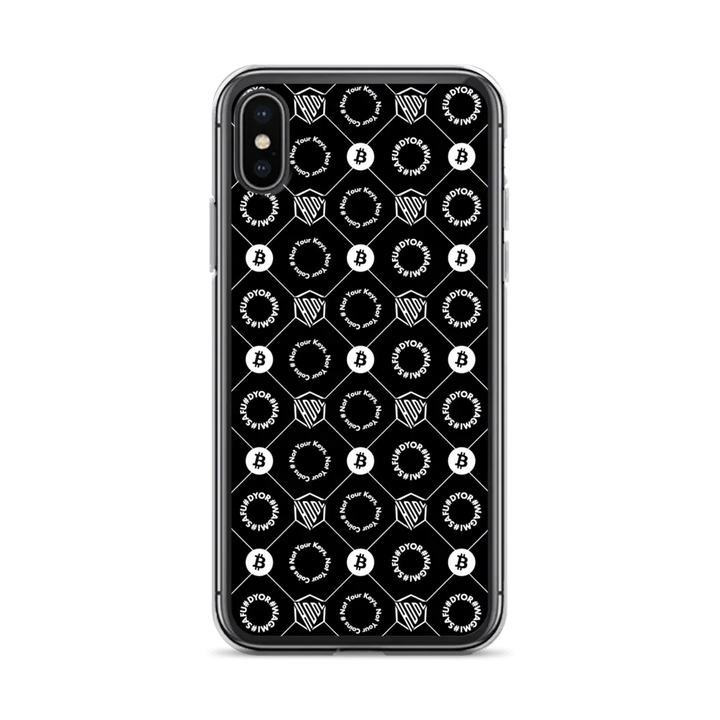 HODL iPhone Silikon Case "First Edition Black" - HODL iPhone Silikon Case "First Edition Black" - iPhone X/XS | Exklusive Smartphone Hülle Streetwear von HODL®