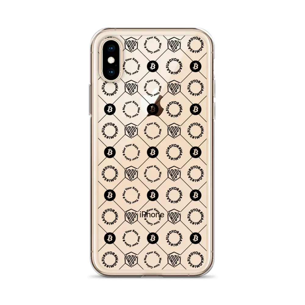 HODL iPhone Silikon Clear Case "First Edition Black" - HODL iPhone Silikon Clear Case "First Edition Black" - iPhone 11 | Exklusive Smartphone Hülle Streetwear von HODL®