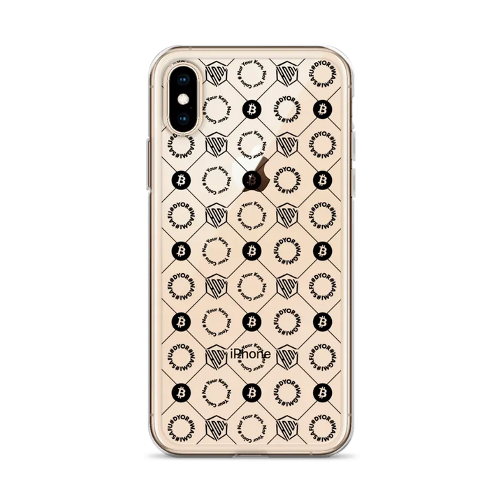 HODL iPhone Silikon Clear Case "First Edition Black" - HODL iPhone Silikon Clear Case "First Edition Black" - iPhone 11 | Exklusive Smartphone Hülle Streetwear von HODL®