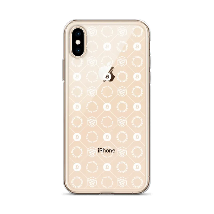 HODL iPhone Silikon Clear Case "FIRST EDITION WHITE" - HODL iPhone Silikon Clear Case "FIRST EDITION WHITE" - iPhone 11 | Exklusive Smartphone Hülle Streetwear von HODL®