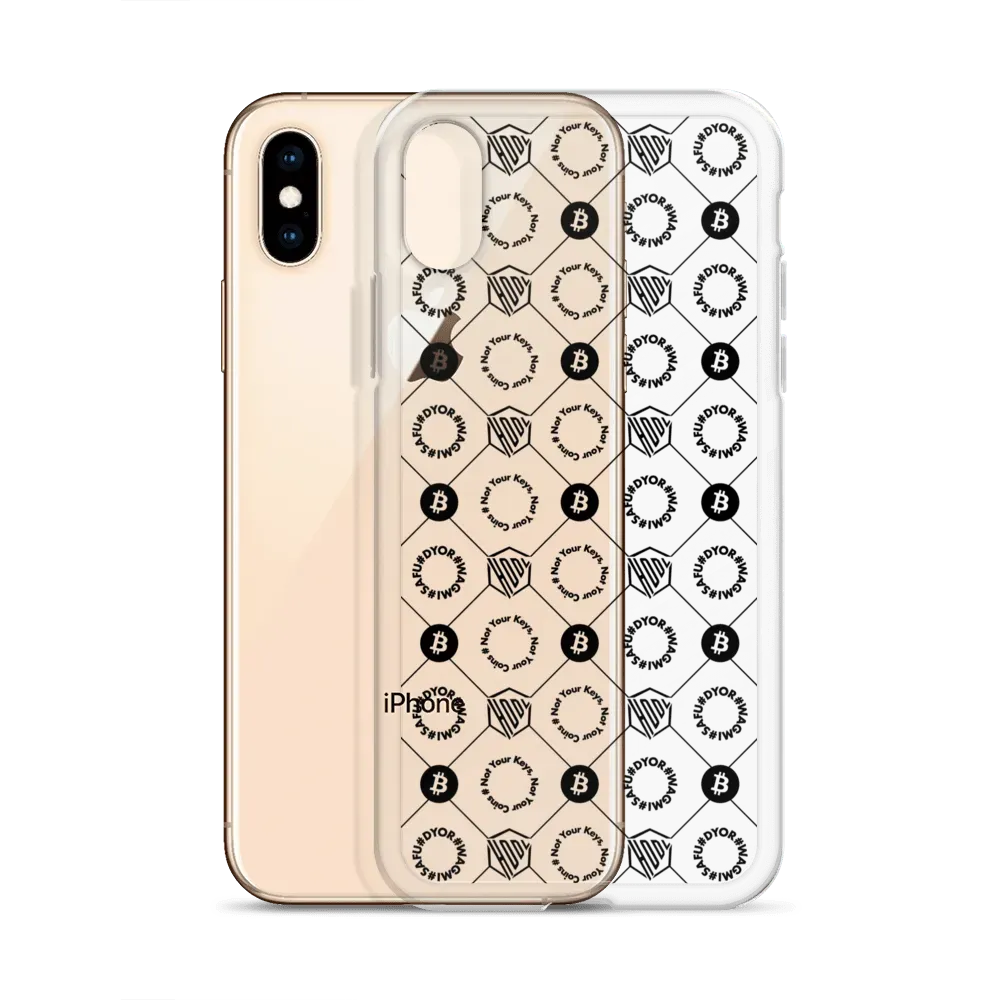 HODL iPhone Silikon Clear Case "First Edition Black" - HODL iPhone Silikon Clear Case "First Edition Black" - iPhone 11 | Exklusive Smartphone Hülle Streetwear von HODL®