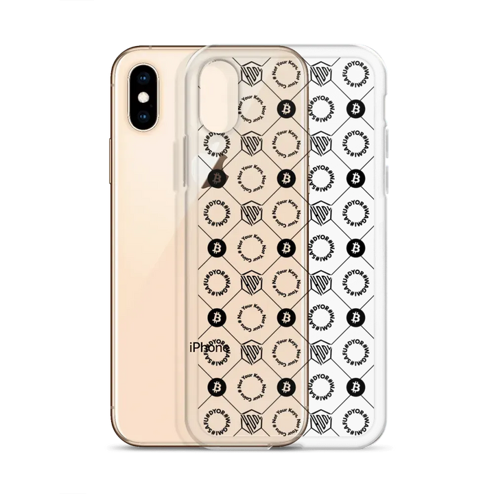 HODL iPhone Silikon Clear Case "First Edition Black" - HODL iPhone Silikon Clear Case "First Edition Black" - iPhone 11 | Exklusive Smartphone Hülle Streetwear von HODL®