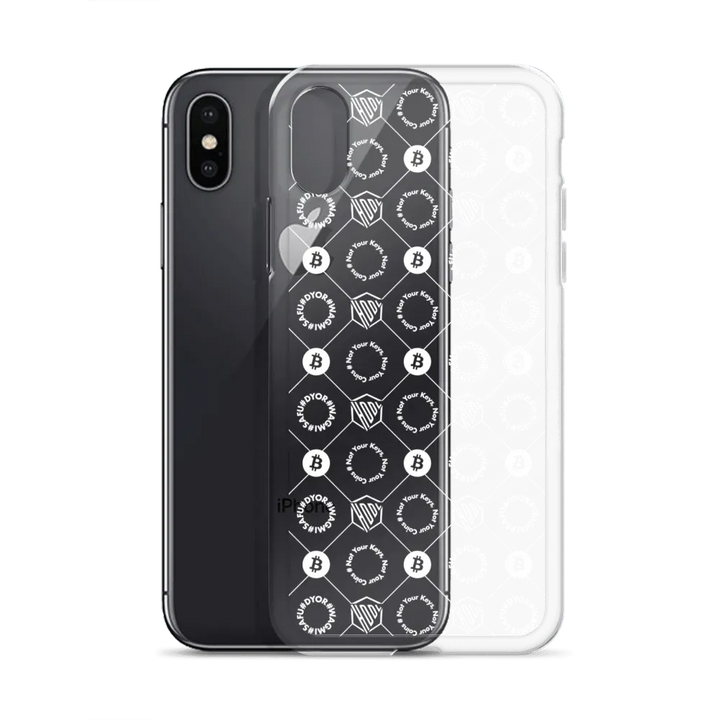 HODL iPhone Silikon Clear Case "FIRST EDITION WHITE" - HODL iPhone Silikon Clear Case "FIRST EDITION WHITE" - iPhone 11 | Exklusive Smartphone Hülle Streetwear von HODL®