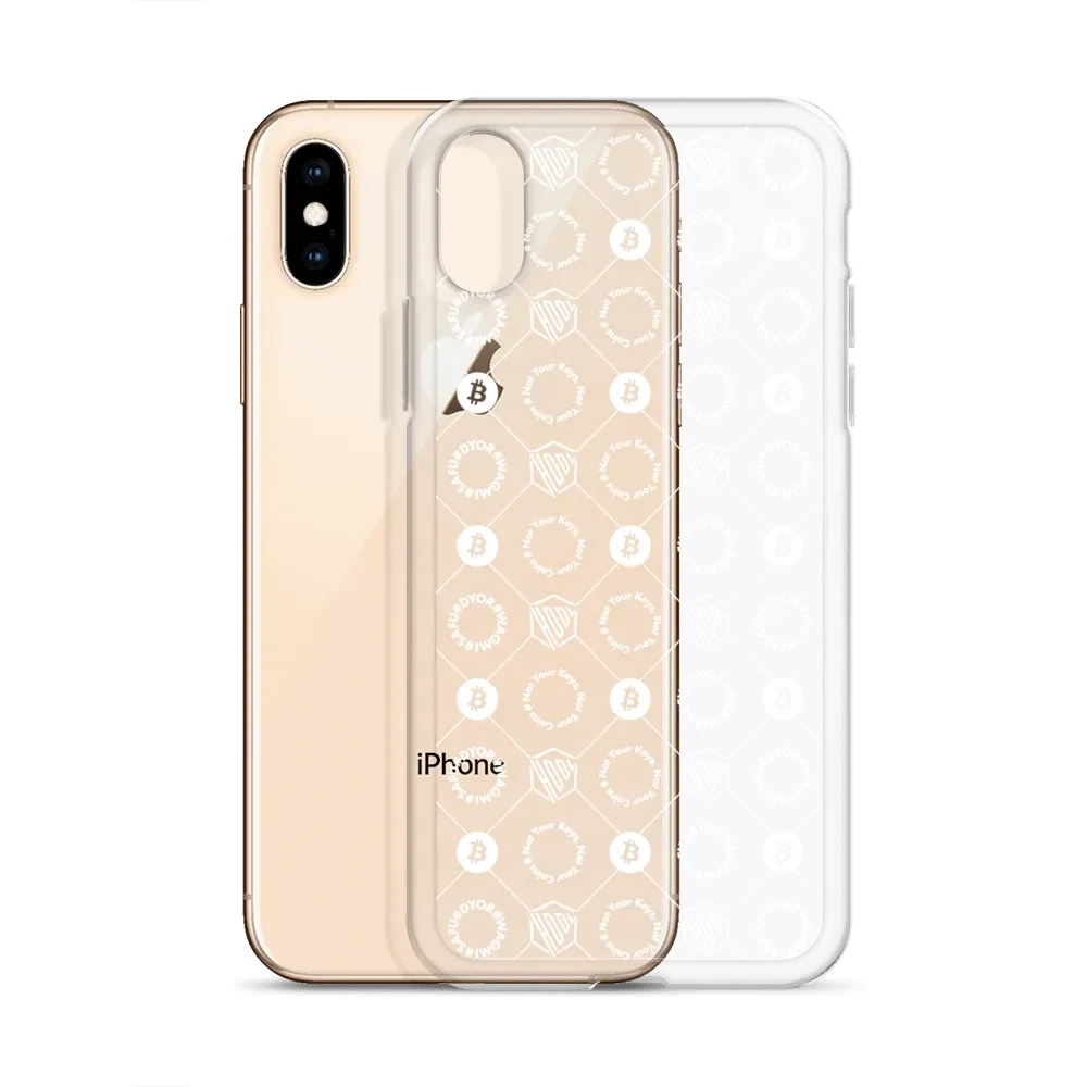 HODL iPhone Silikon Clear Case "FIRST EDITION WHITE" - HODL iPhone Silikon Clear Case "FIRST EDITION WHITE" - iPhone 11 | Exklusive Smartphone Hülle Streetwear von HODL®