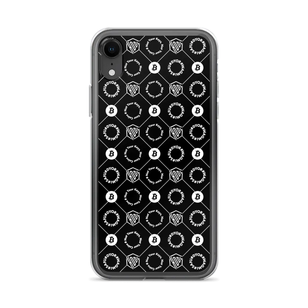 HODL iPhone Silikon Case "First Edition Black" - HODL iPhone Silikon Case "First Edition Black" - iPhone XR | Exklusive Smartphone Hülle Streetwear von HODL®