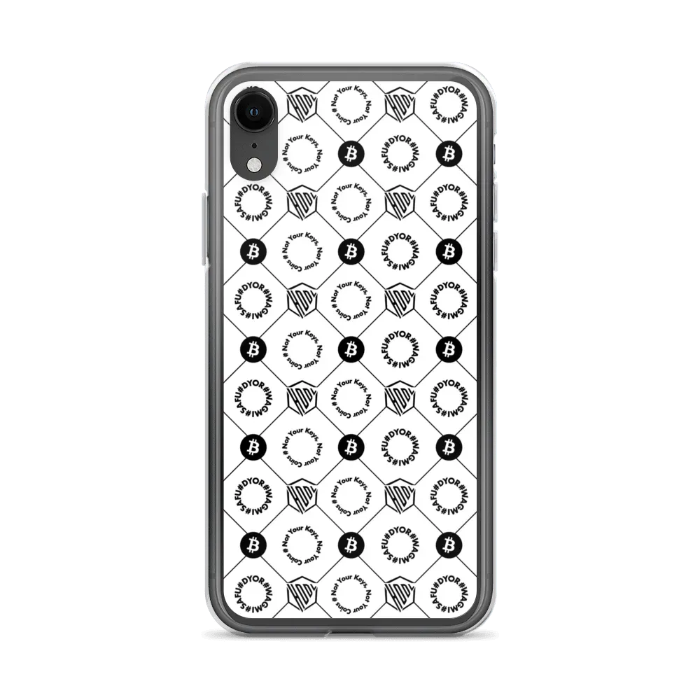 HODL iPhone Silikon Case "First Edition White" - HODL iPhone Silikon Case "First Edition White" - iPhone XR | Exklusive Smartphone Hülle Streetwear von HODL®
