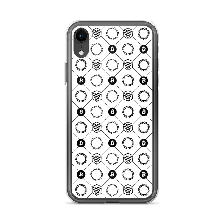 HODL iPhone Silikon Case "First Edition White" - HODL iPhone Silikon Case "First Edition White" - iPhone XR | Exklusive Smartphone Hülle Streetwear von HODL®