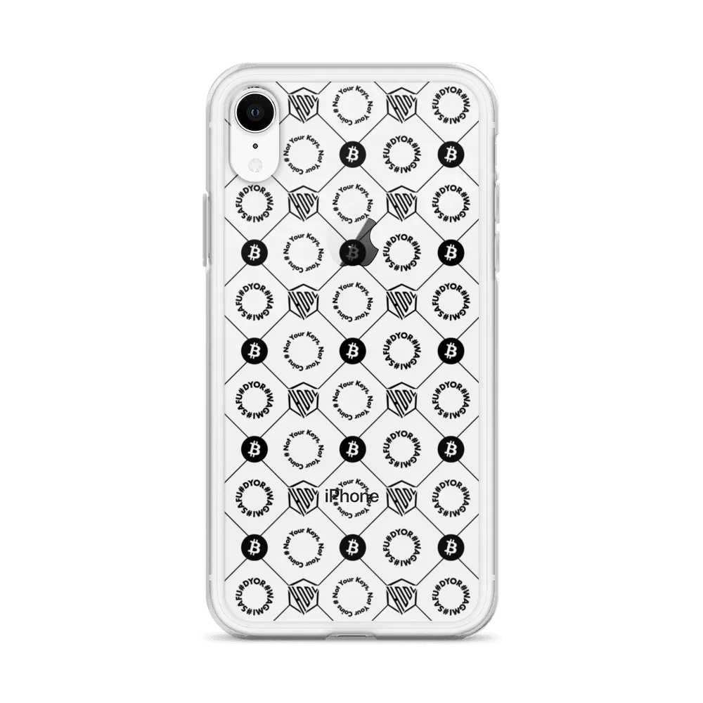 HODL iPhone Silikon Clear Case "First Edition Black" - HODL iPhone Silikon Clear Case "First Edition Black" - iPhone 11 | Exklusive Smartphone Hülle Streetwear von HODL®