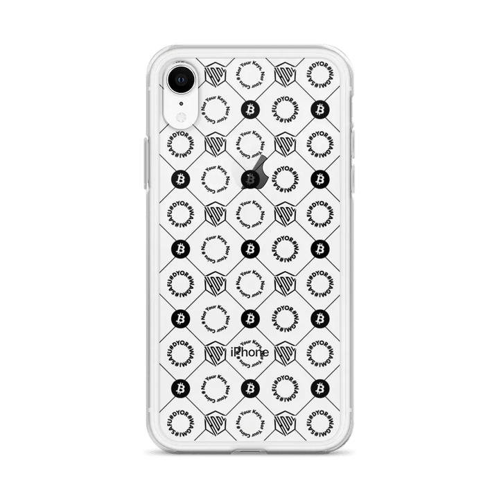 HODL iPhone Silikon Clear Case "First Edition Black" - HODL iPhone Silikon Clear Case "First Edition Black" - iPhone 11 | Exklusive Smartphone Hülle Streetwear von HODL®