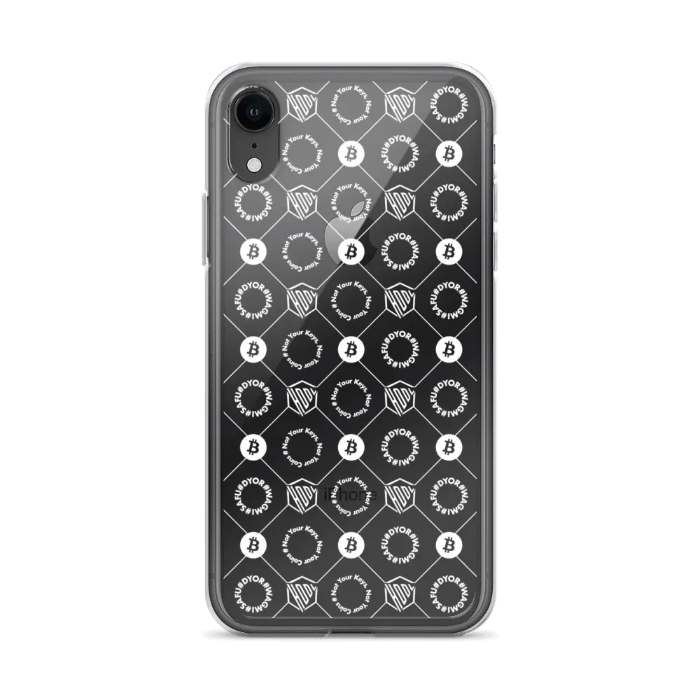 HODL iPhone Silikon Clear Case "FIRST EDITION WHITE" - HODL iPhone Silikon Clear Case "FIRST EDITION WHITE" - iPhone XR | Exklusive Smartphone Hülle Streetwear von HODL®