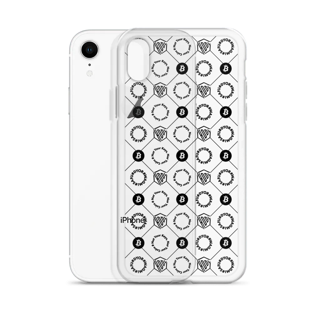 HODL iPhone Silikon Clear Case "First Edition Black" - HODL iPhone Silikon Clear Case "First Edition Black" - iPhone 11 | Exklusive Smartphone Hülle Streetwear von HODL®