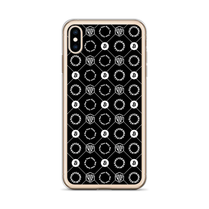 HODL iPhone Silikon Case "First Edition Black" - HODL iPhone Silikon Case "First Edition Black" - iPhone 11 | Exklusive Smartphone Hülle Streetwear von HODL®