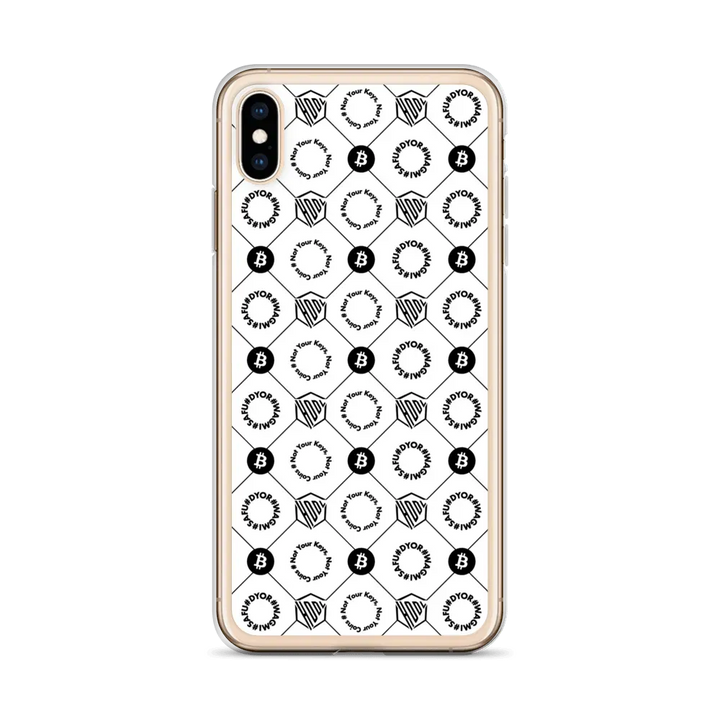HODL iPhone Silikon Case "First Edition White" - HODL iPhone Silikon Case "First Edition White" - iPhone 11 | Exklusive Smartphone Hülle Streetwear von HODL®