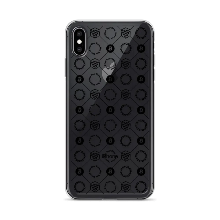 HODL iPhone Silikon Clear Case "First Edition Black" - HODL iPhone Silikon Clear Case "First Edition Black" - iPhone 11 | Exklusive Smartphone Hülle Streetwear von HODL®