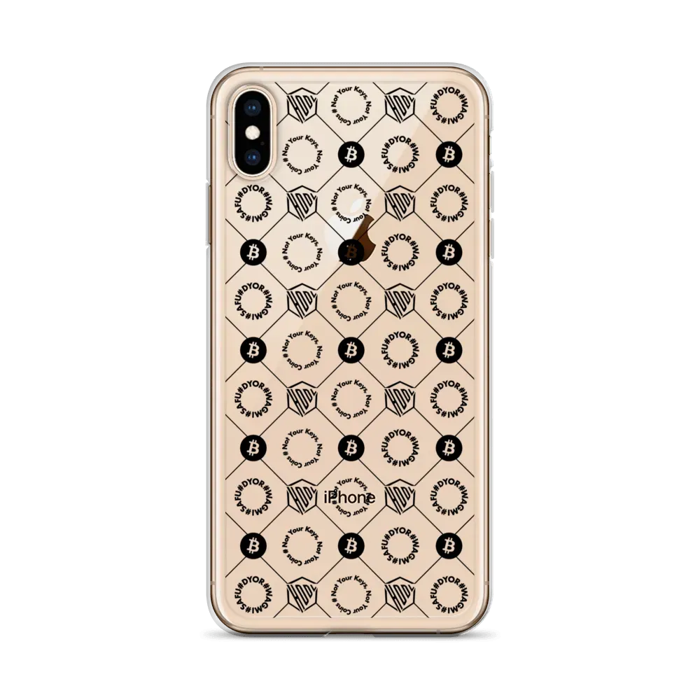 HODL iPhone Silikon Clear Case "First Edition Black" - HODL iPhone Silikon Clear Case "First Edition Black" - iPhone 11 | Exklusive Smartphone Hülle Streetwear von HODL®