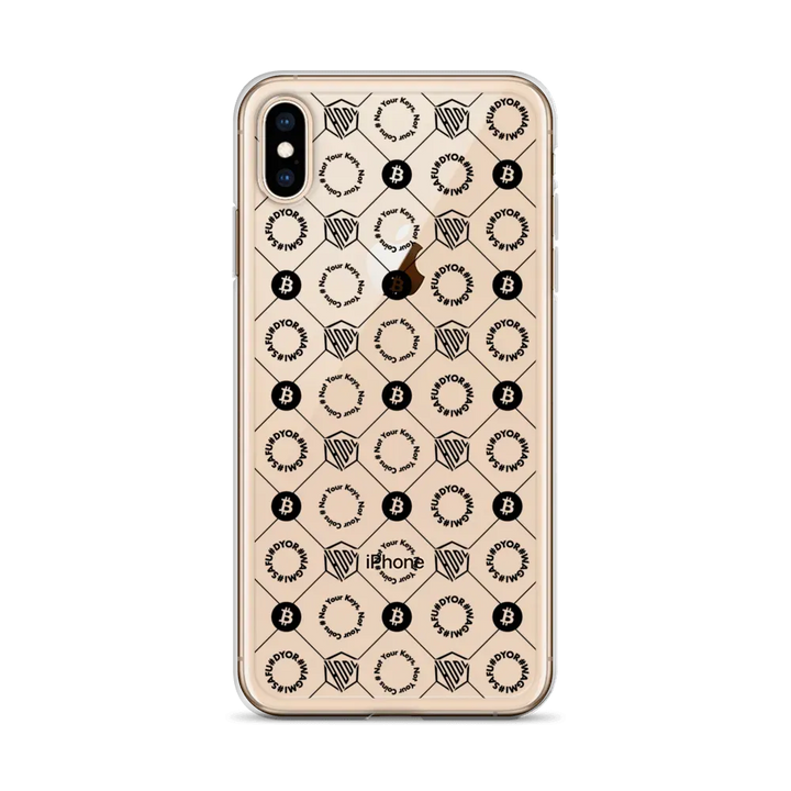 HODL iPhone Silikon Clear Case "First Edition Black" - HODL iPhone Silikon Clear Case "First Edition Black" - iPhone 11 | Exklusive Smartphone Hülle Streetwear von HODL®