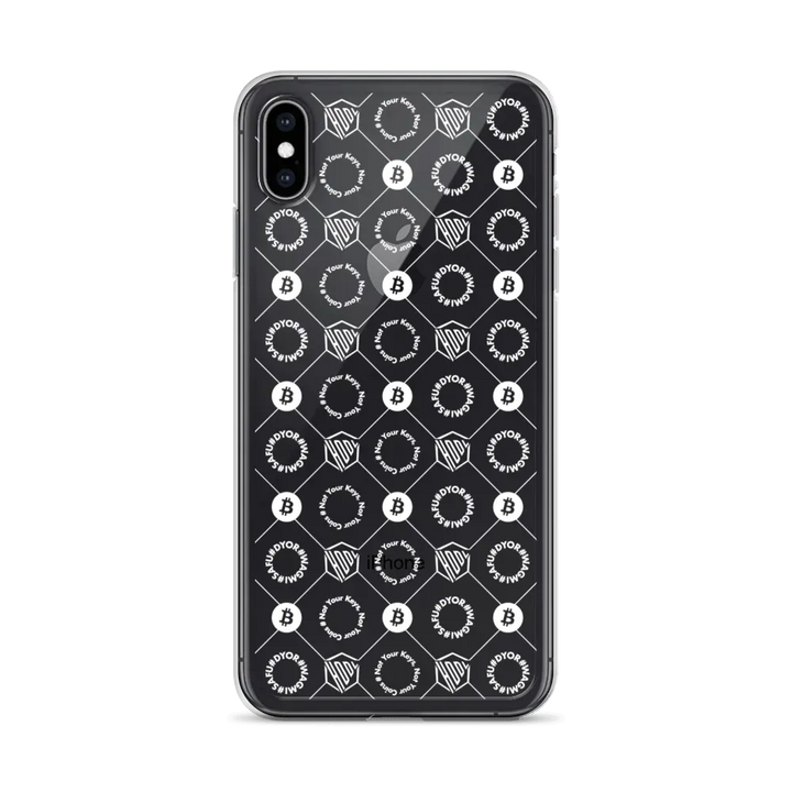 HODL iPhone Silikon Clear Case "FIRST EDITION WHITE" - HODL iPhone Silikon Clear Case "FIRST EDITION WHITE" - iPhone 11 | Exklusive Smartphone Hülle Streetwear von HODL®