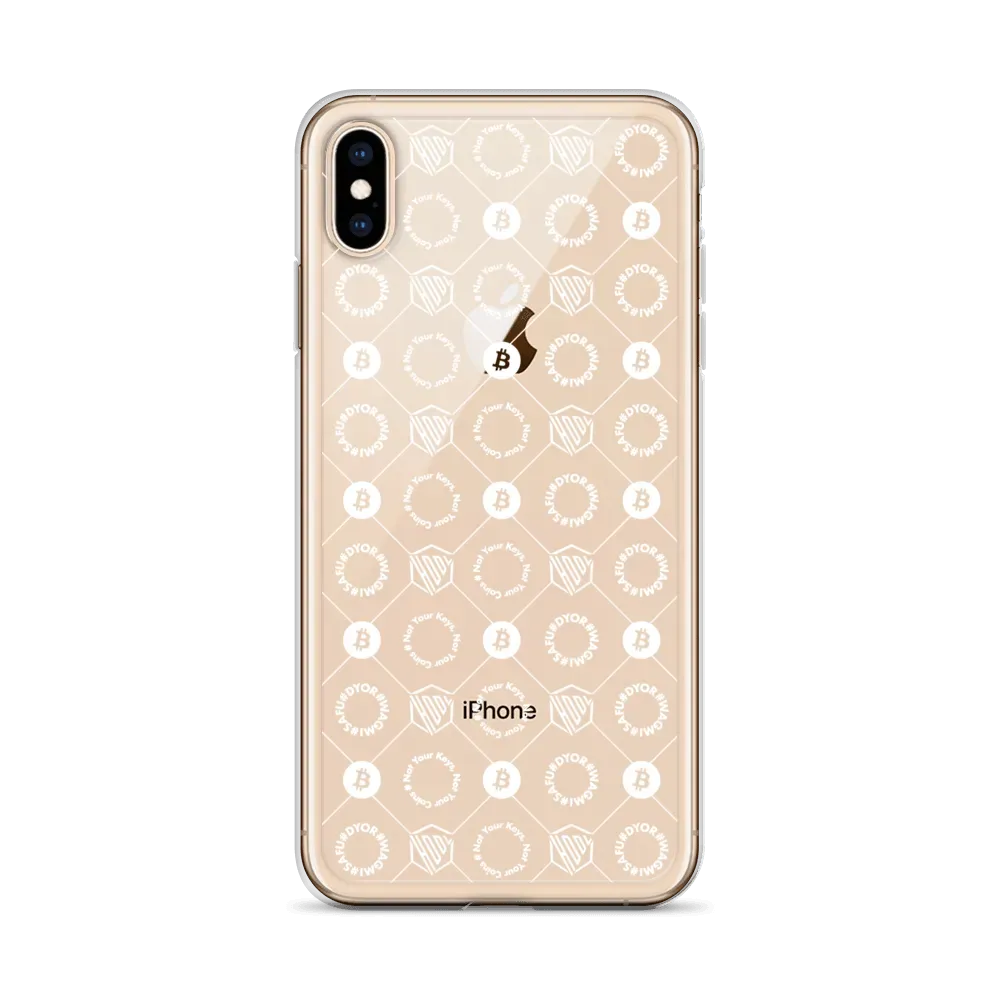 HODL iPhone Silikon Clear Case "FIRST EDITION WHITE" - HODL iPhone Silikon Clear Case "FIRST EDITION WHITE" - iPhone 11 | Exklusive Smartphone Hülle Streetwear von HODL®