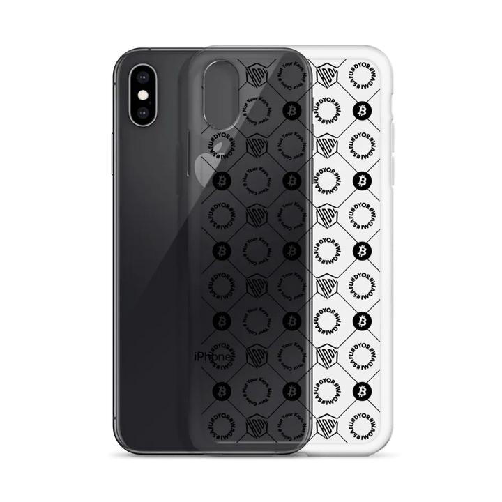 HODL iPhone Silikon Clear Case "First Edition Black" - HODL iPhone Silikon Clear Case "First Edition Black" - iPhone 11 | Exklusive Smartphone Hülle Streetwear von HODL®