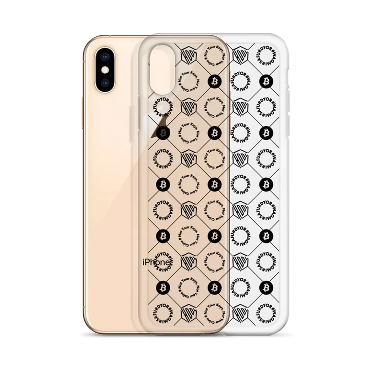HODL iPhone Silikon Clear Case "First Edition Black" - HODL iPhone Silikon Clear Case "First Edition Black" - iPhone 11 | Exklusive Smartphone Hülle Streetwear von HODL®