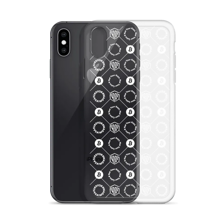 HODL iPhone Silikon Clear Case "FIRST EDITION WHITE" - HODL iPhone Silikon Clear Case "FIRST EDITION WHITE" - iPhone 11 | Exklusive Smartphone Hülle Streetwear von HODL®