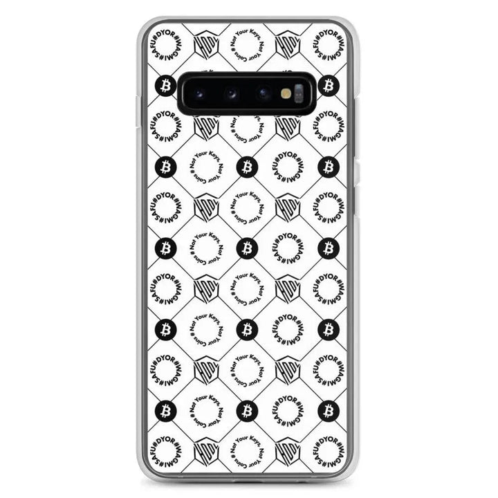 HODL Samsung Silikon Case "First Edition White" - HODL Samsung Silikon Case "First Edition White" - Samsung Galaxy S10+ | Exklusive Smartphone Hülle Streetwear von HODL®