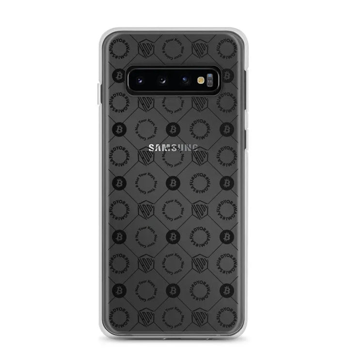 HODL Samsung Silikon Clear Case "First Edition Black" - HODL Samsung Silikon Clear Case "First Edition Black" - Samsung Galaxy S10 | Exklusive Smartphone Hülle Streetwear von HODL®