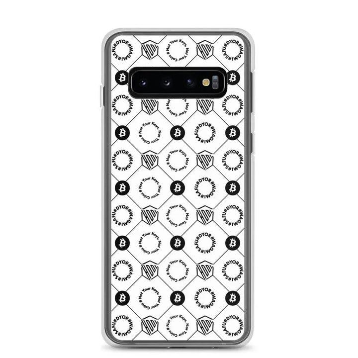 HODL Samsung Silikon Case "First Edition White" - HODL Samsung Silikon Case "First Edition White" - Samsung Galaxy S10 | Exklusive Smartphone Hülle Streetwear von HODL®