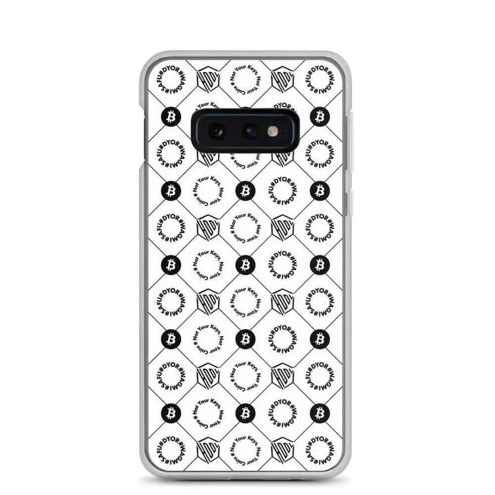 HODL Samsung Silikon Case "First Edition White" - HODL Samsung Silikon Case "First Edition White" - Samsung Galaxy S10e | Exklusive Smartphone Hülle Streetwear von HODL®