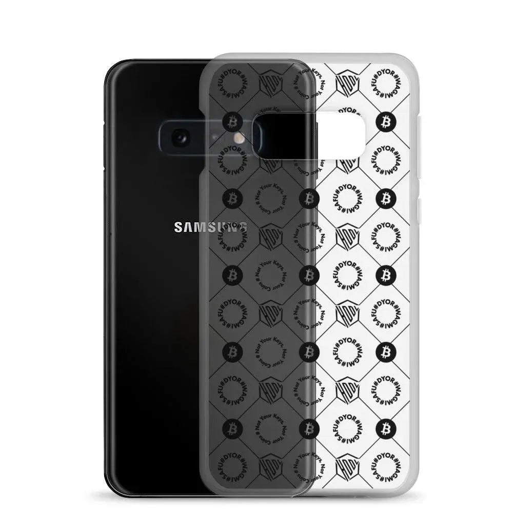 HODL Samsung Silikon Clear Case "First Edition Black" - HODL Samsung Silikon Clear Case "First Edition Black" - Samsung Galaxy S20 | Exklusive Smartphone Hülle Streetwear von HODL®