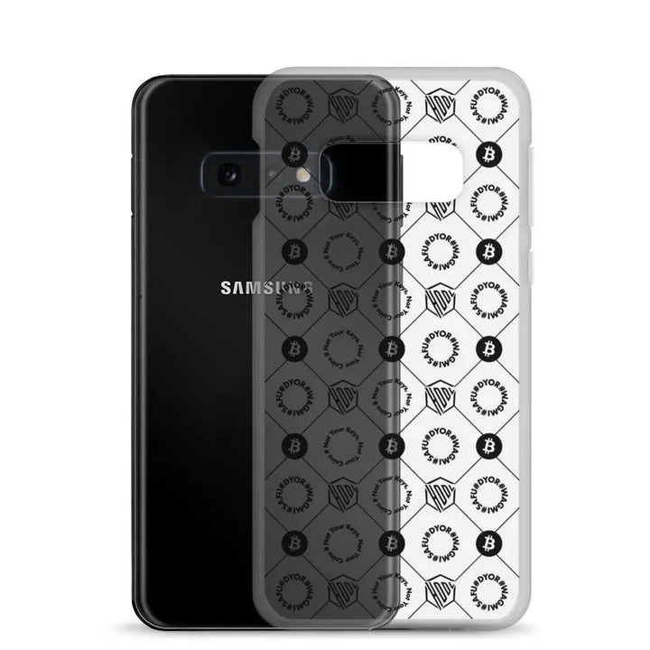 HODL Samsung Silikon Clear Case "First Edition Black" - HODL Samsung Silikon Clear Case "First Edition Black" - Samsung Galaxy S20 | Exklusive Smartphone Hülle Streetwear von HODL®