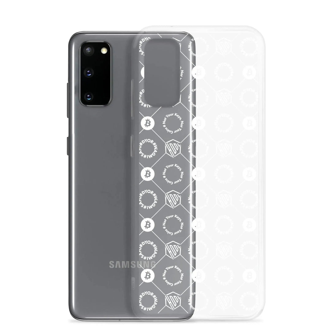 HODL Samsung Silikon Clear Case "First Edition White" - HODL Samsung Silikon Clear Case "First Edition White" - Samsung Galaxy S20 | Exklusive Smartphone Hülle Streetwear von HODL®