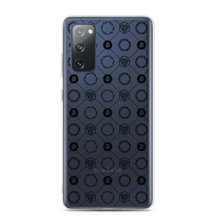 HODL Samsung Silikon Clear Case "First Edition Black" - HODL Samsung Silikon Clear Case "First Edition Black" - Samsung Galaxy S20 | Exklusive Smartphone Hülle Streetwear von HODL®