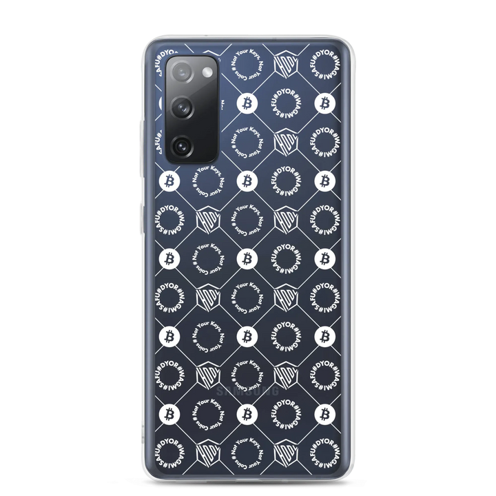 HODL Samsung Silikon Clear Case "First Edition White" - HODL Samsung Silikon Clear Case "First Edition White" - Samsung Galaxy S20 | Exklusive Smartphone Hülle Streetwear von HODL®