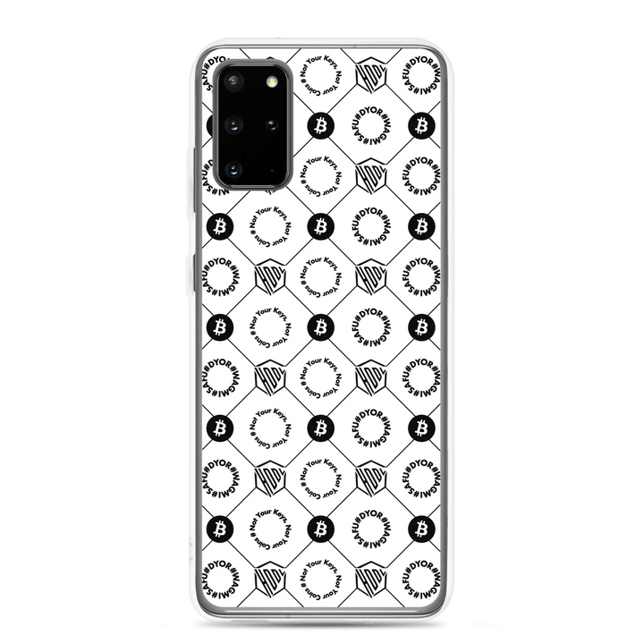 HODL Samsung Silikon Case "First Edition White" - HODL Samsung Silikon Case "First Edition White" - Samsung Galaxy S20 Plus | Exklusive Smartphone Hülle Streetwear von HODL®