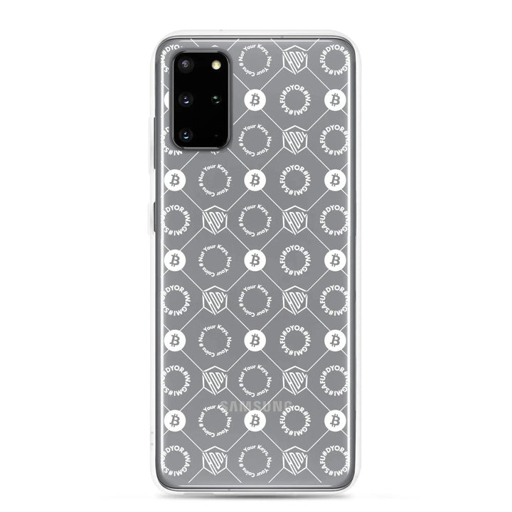 HODL Samsung Silikon Clear Case "First Edition White" - HODL Samsung Silikon Clear Case "First Edition White" - Samsung Galaxy S20 Plus | Exklusive Smartphone Hülle Streetwear von HODL®