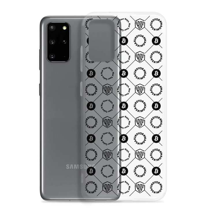 HODL Samsung Silikon Clear Case "First Edition Black" - HODL Samsung Silikon Clear Case "First Edition Black" - Samsung Galaxy S20 | Exklusive Smartphone Hülle Streetwear von HODL®