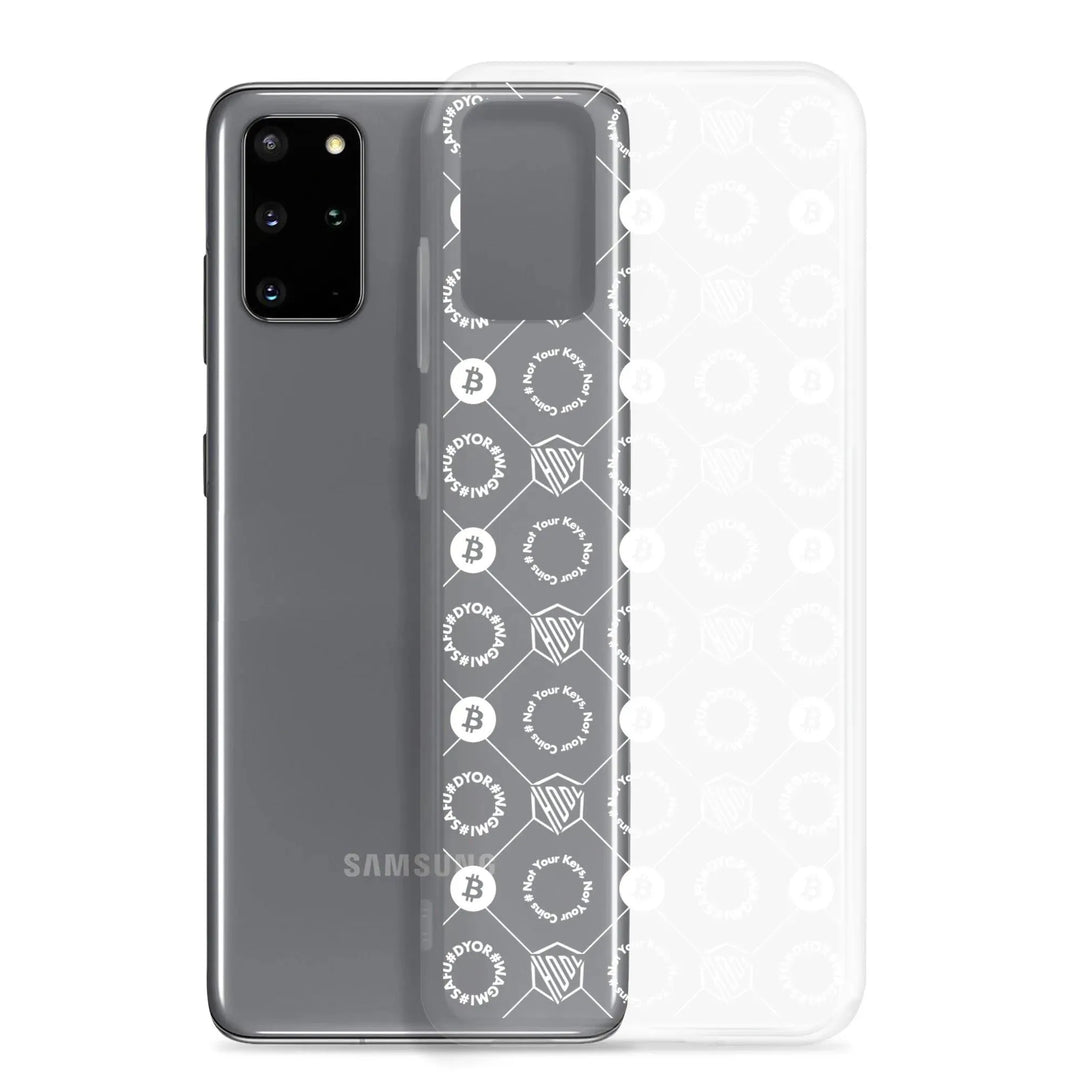 HODL Samsung Silikon Clear Case "First Edition White" - HODL Samsung Silikon Clear Case "First Edition White" - Samsung Galaxy S20 | Exklusive Smartphone Hülle Streetwear von HODL®