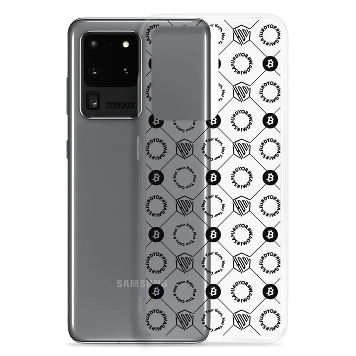 HODL Samsung Silikon Clear Case "First Edition Black" - HODL Samsung Silikon Clear Case "First Edition Black" - Samsung Galaxy S20 | Exklusive Smartphone Hülle Streetwear von HODL®