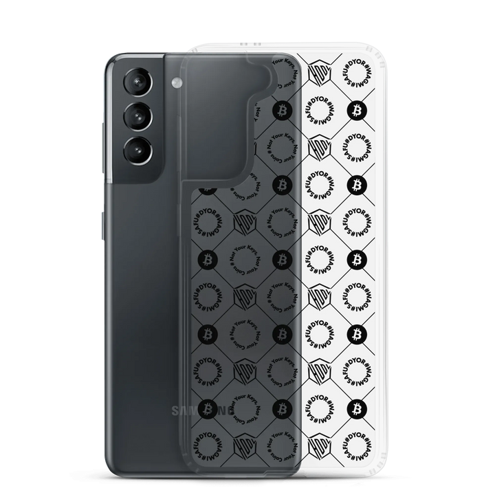 HODL Samsung Silikon Clear Case "First Edition Black" - HODL Samsung Silikon Clear Case "First Edition Black" - Samsung Galaxy S20 | Exklusive Smartphone Hülle Streetwear von HODL®