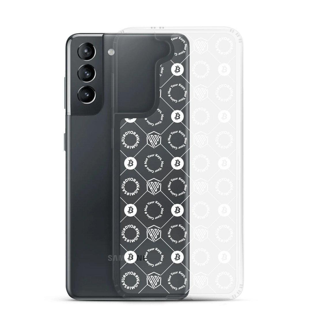 HODL Samsung Silikon Clear Case "First Edition White" - HODL Samsung Silikon Clear Case "First Edition White" - Samsung Galaxy S20 | Exklusive Smartphone Hülle Streetwear von HODL®