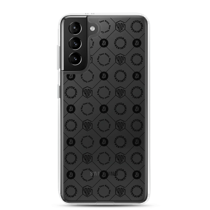 HODL Samsung Silikon Clear Case "First Edition Black" - HODL Samsung Silikon Clear Case "First Edition Black" - Samsung Galaxy S21 Plus | Exklusive Smartphone Hülle Streetwear von HODL®